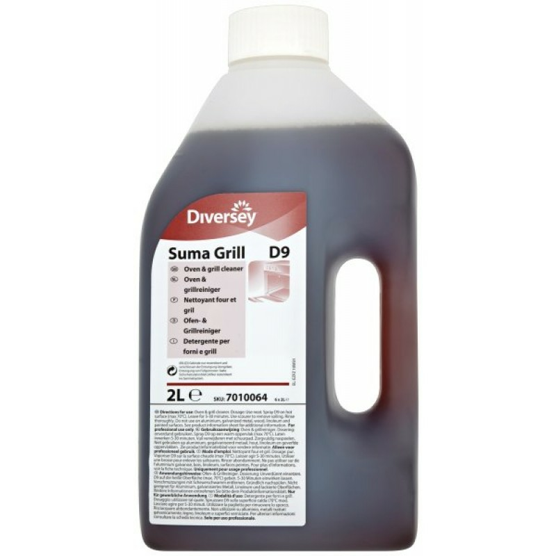 GRILL D9  prostriedok na čistenie grilov 2 l