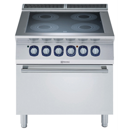 Sklokeramická varná doska, 4 zóny, na elektrickej rúre