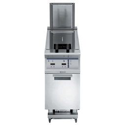 HP fritéza, EL, 1 x 23 l, filtračný systém, na podstavbe, š. 400 mm