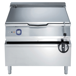 Panvica, 100 l, EL, Duomat dno, manuálne sklápanie