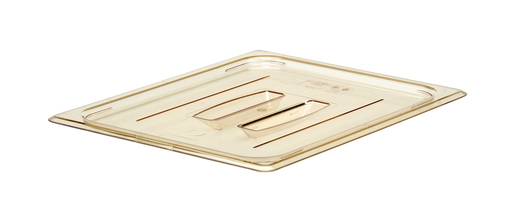 Veko s rukoväťou na gastronádobu H-PAN 1/2, 26,5x32,5 cm, jantár