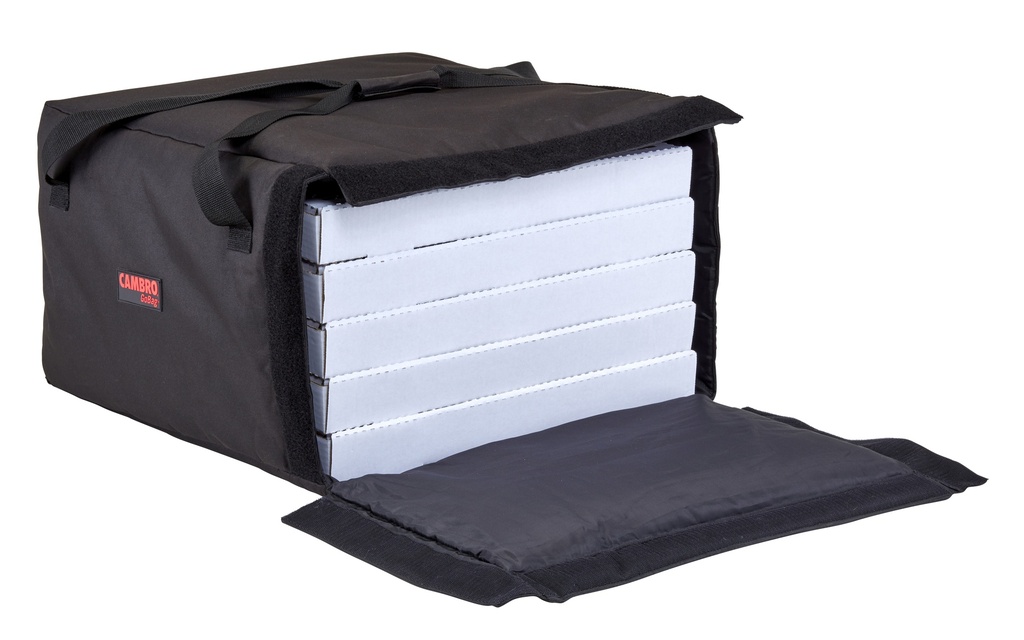 Termotaška na 5 x 45 cm pizze alebo 6 x 40 cm pizze, čierna