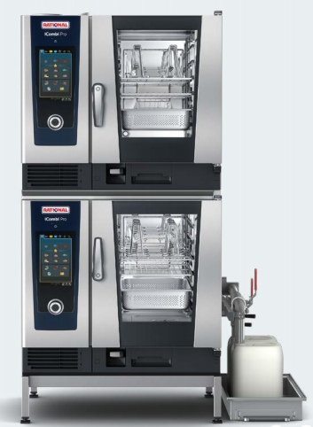 Sada pre Combi-Duo so zabudovaným odtokom tuku pre inštaláciu na podstavec I 6-1/1 a 10-1/1