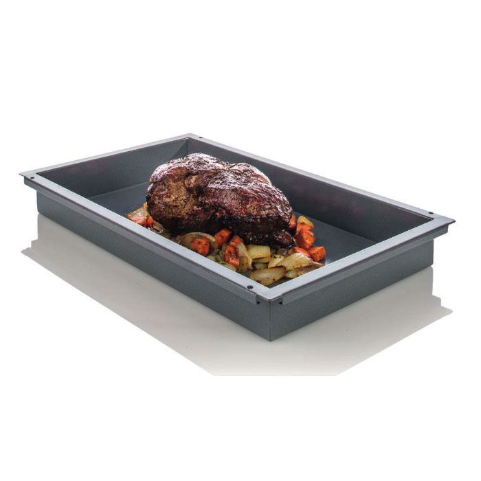 Nádoba 2/1 GN, 40 mm hlboká, granitom smaltovaná