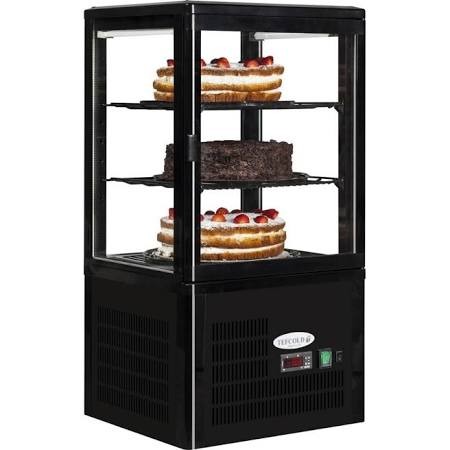 Vitrína chladiaca, 60 l, čierna