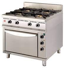 Sporák kombinovaný 4-horákový s el. teplovzdušnou rúrou