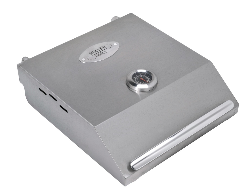 Nerezový príklop s pántami a teplomerom k PL 400 