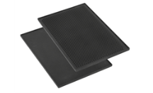 Grilovací tál, obojstranný (hladký / vrúbkovaný), 400 x 600 mm