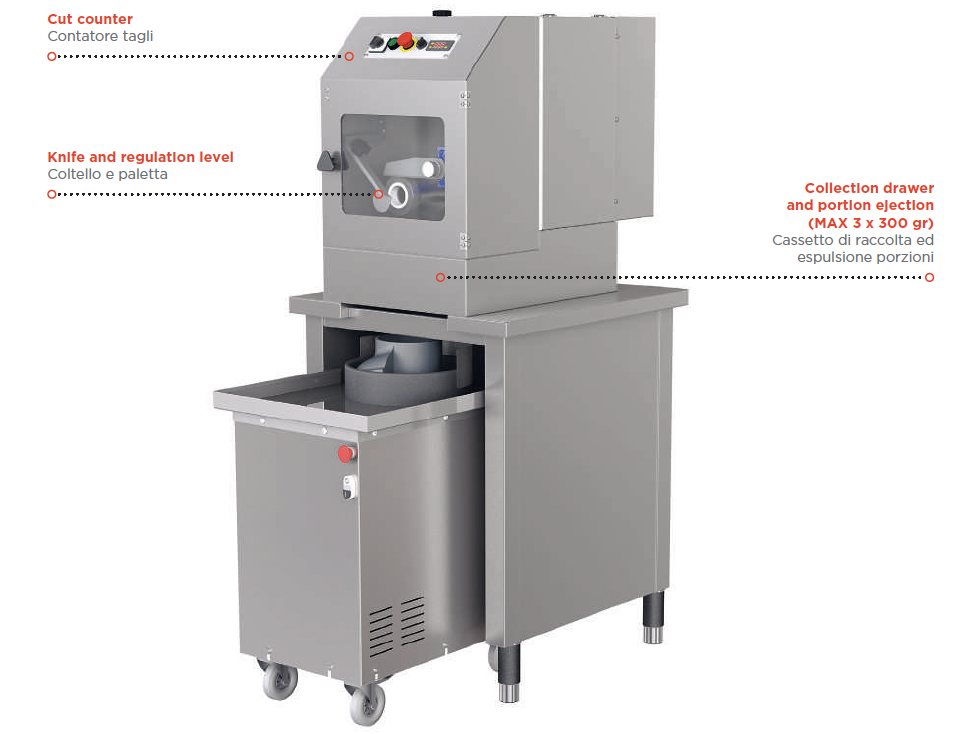 Porcovačka a vyvalovačka pizza cesta CO300