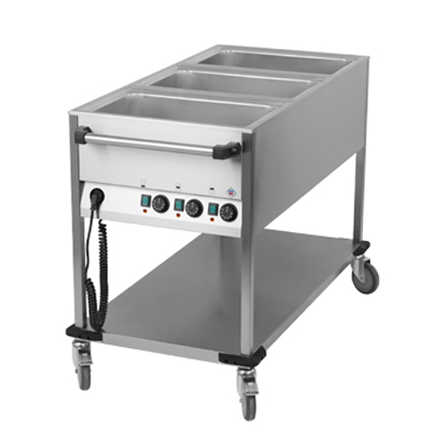 Vozík ohrevný, 3xGN1/1