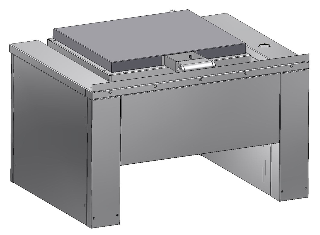 Vodotesný panel na uzavretie chrbátu zariadenia pre inštaláciu ku stene