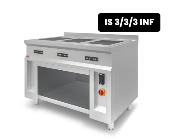 Indukčný sporák LOGiQ s 3 varnými platňami