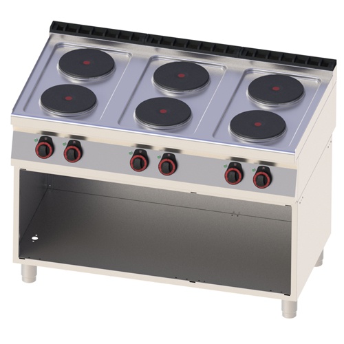 Varidlo elektrické, 6 x platňa, 1200/700