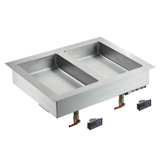 Studená a teplá vaňa 2 x GN1/1-100 mm