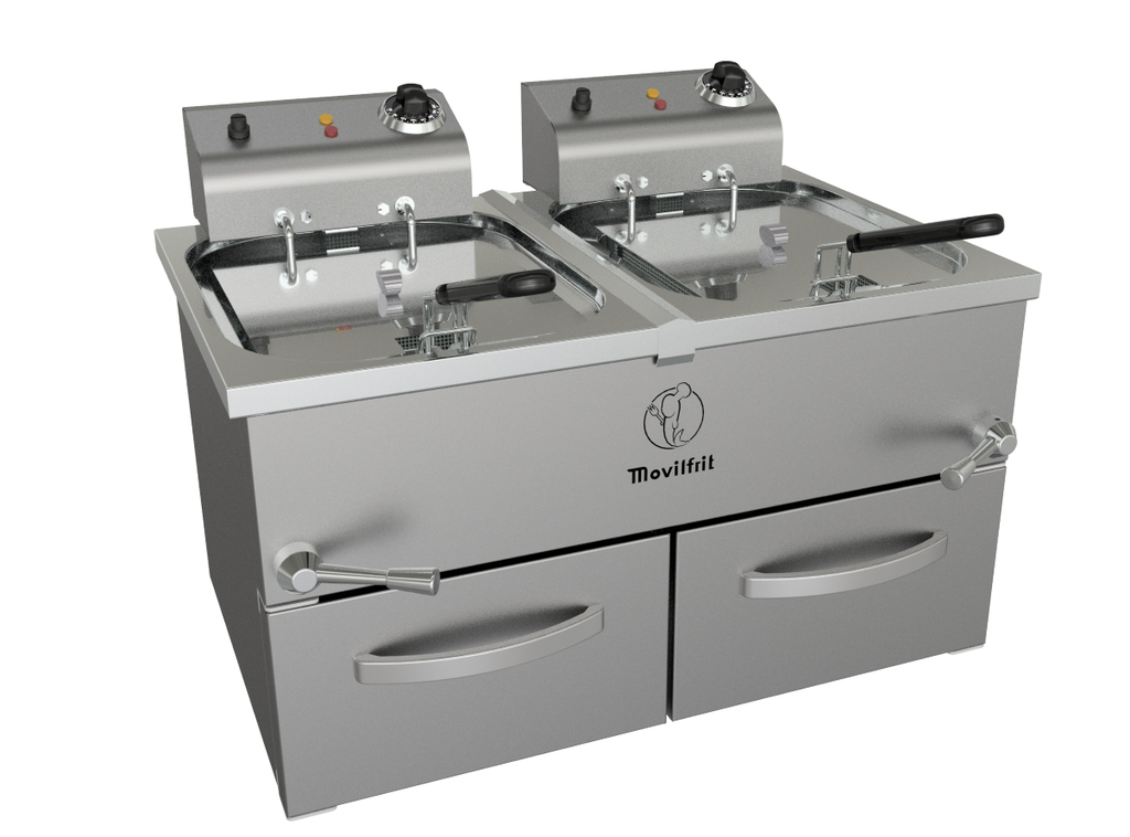 Fritéza s vodnou clonou F10+10