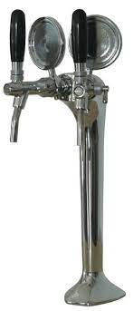 Výčapný stojan Cobra, 4 otvory, chróm