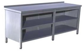 Pracovný stôl ktrytovaný s 2 policami