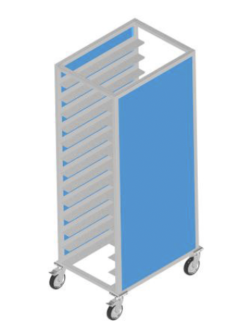 Krytovanie regála - ľavá strana