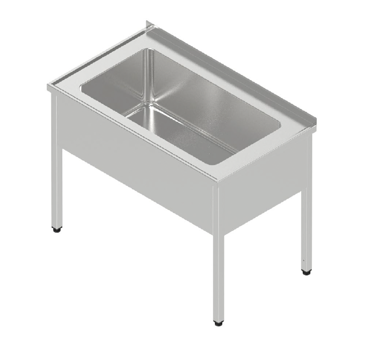 Umývací stôl - lisovaná jednovaňa