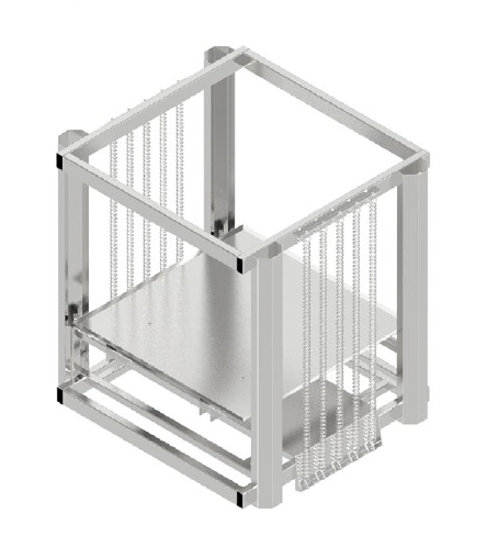 Vstavaný zásobník na tácky a koše