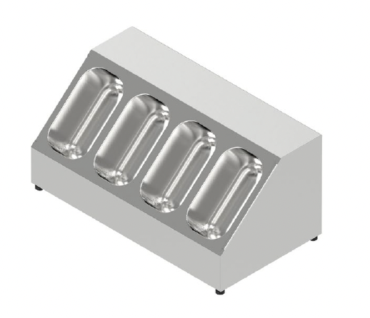 Zásobník na príbory - štvordielny