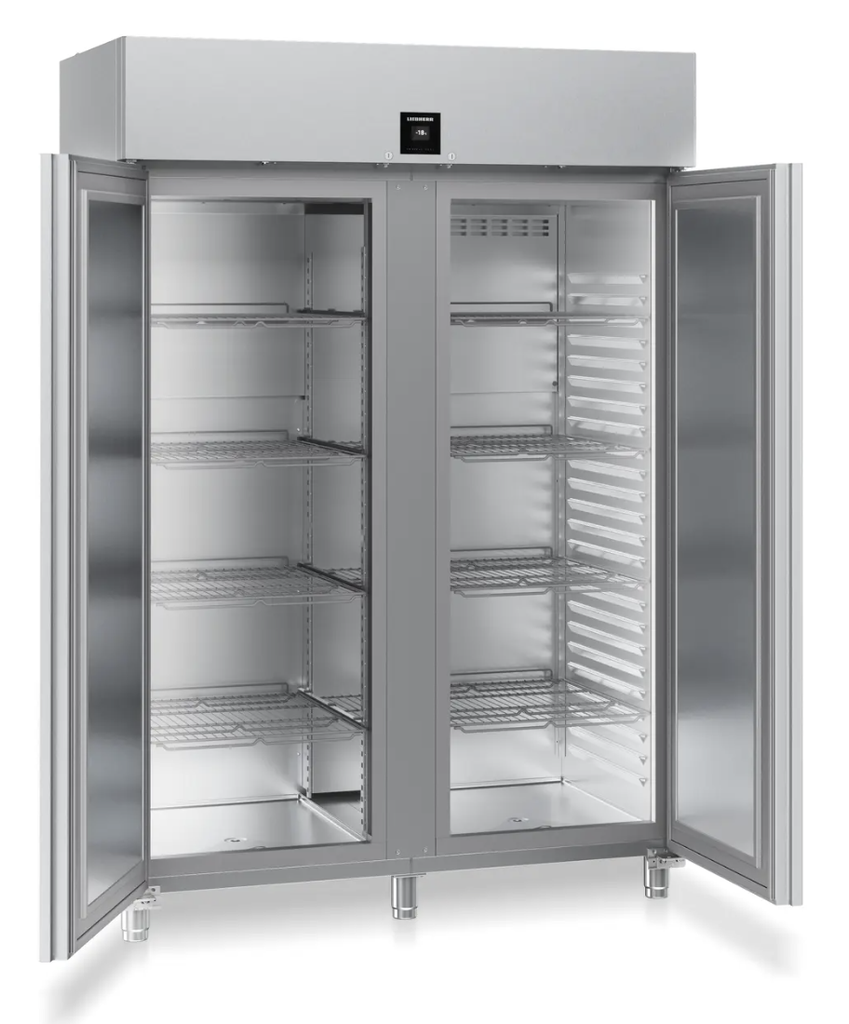 Mraziaca skriňa Perfection GN 2/1,  nerez, ventilované chladenie, 2 dvere, externé chladenie, 1360 l