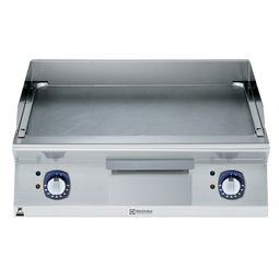 [371340] Grilovacia doska EL, 1/1 modul, hladká, brúsený chróm, 800 mm