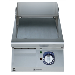 [371328] Grilovacia doska EL, 1/2 modul, hladká, rovná, brúsený chróm, 400 mm