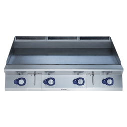 [391406] HP Grilovacia doska, PL, 1 + 1/2 modul, hladká, chrómovaná, scratch resistant