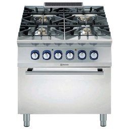 [391010] Plynový sporák, 4 horáky, elektrická rúra, š. 800 mm