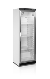 [UR400G] Chladiaca skriňa s presklenými dverami, 374 l, biela