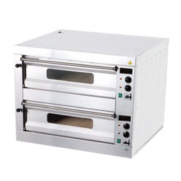 [P-8T] Pec na pizzu 2x4, celošamot., mechan. teplomer