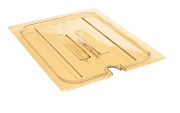 [20HPCHN150] Veko s rukoväťou a výrezom na gastronádobu H-PAN 1/2, 26,5x32,5 cm, jantár