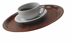 Laminátová protišmyková tácka MYKONOS 20 x 26,5 cm, ovál