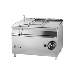 [GBS125.912] Výklopná panvica, plynová, 120 litrová, oceľové dno