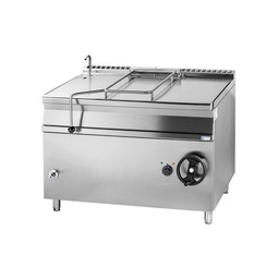 [EBS125.912] Výklopná panvica, elektrická, 120 litrová, oceľové dno