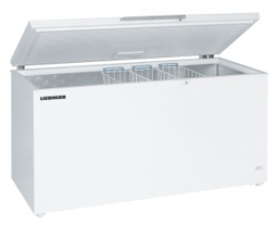 [EFL 6055] Truhlicová mraznička so statickým chladením, 542 l, biela, zdvíhací oceľový kryt