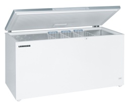 [EFL 6056] Truhlicová mraznička so statickým chladením, 542 l, biela, nerezový zdvíhací kryt