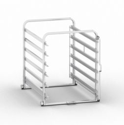 [60.61.420] Stojanový vozík typ 6-1/1, 6 zásuvných roštov,  rozteč 64 mm