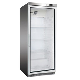 [DR-600GS] Chladnička nerezová presklená ventilovaná 570 l