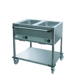 [BMPD-2120] Vozík ohrevný, 2 x GN 1/1