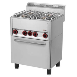 [SPT-60GLS] Sporák kombinovaný, 4 horáky, 660/600