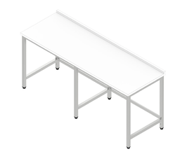 Pracovný stôl veľký s plastovou pracovnou doskou