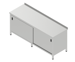 Pracovná skriňa veľká s posuvnými dverami, 2 police