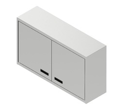 Nástenná skrinka s krídlovými dverami