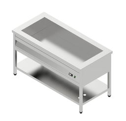 Výdajný ohrevný pult so zváranou vaňou