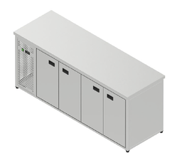 [PGS-004_1680x700x900] Chladiaci stôl pre GN - 4 dvere