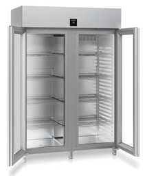 [FRPSvh 1412] Chladiaca skriňa Perfection GN 2/1, nerez, ventilované chladenie, 2 presklené dvere, 1414 l